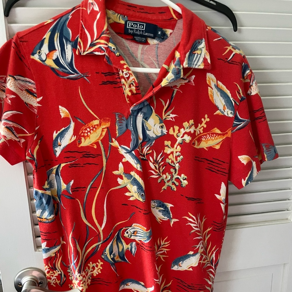Vintage Hawaiian Men’s Polo by Ralph Lauren M